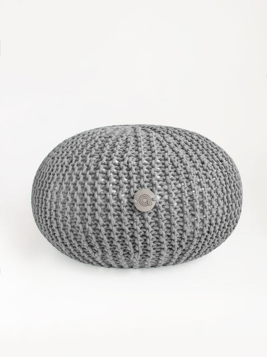 Pouf Classic Recycled Silver cord Pouf Anzy Home