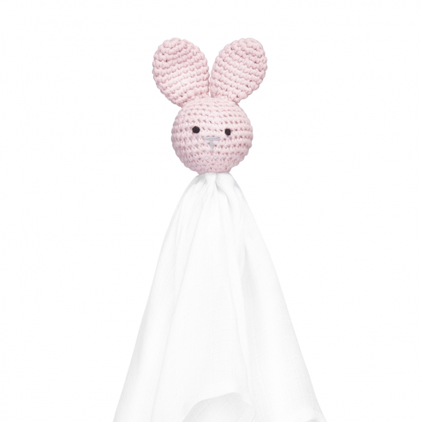 SNUGGLE TOY BUNNY DUSTY PINK