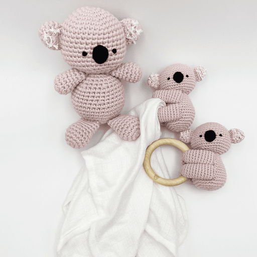 SNUGGLE TOY KOALA DUSTY PINK