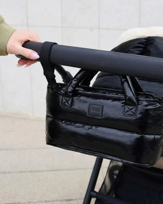7AM ROMI STROLLER ORGANIZER USHUAIA COLLECTION - BLACK LIQUID SHINE BAGS 7 A.M.