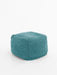 Pouf Square Recycled Teal Pouf Anzy Home