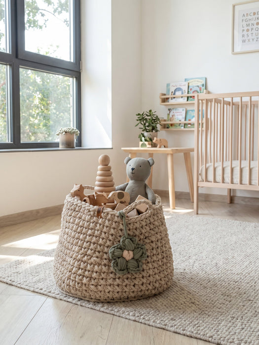 Toy Nursery Storage Basket Basic Recycled Baskets Anzy Home
