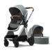 Mompush Ultimate 2 With Bassinet Gray Baby Strollers Mompush