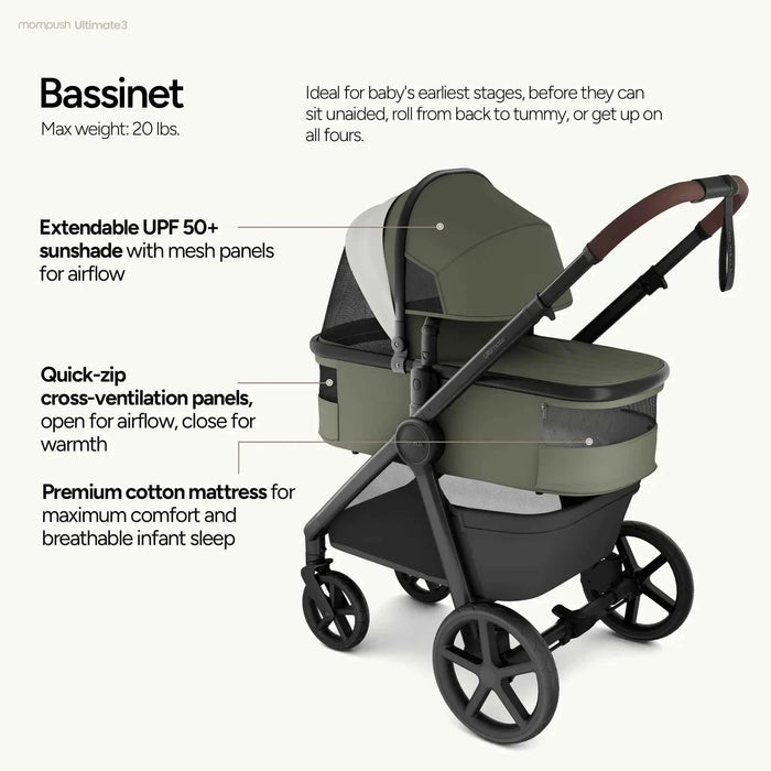 Mompush Ultimate 3 Baby Strollers Mompush
