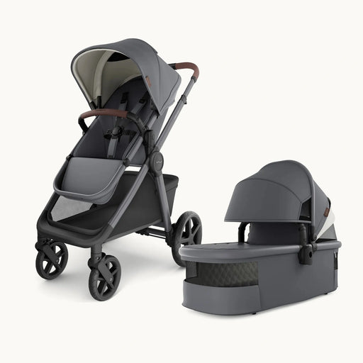 Mompush Ultimate 3 With Bassinet Storm Titanium Baby Strollers Mompush