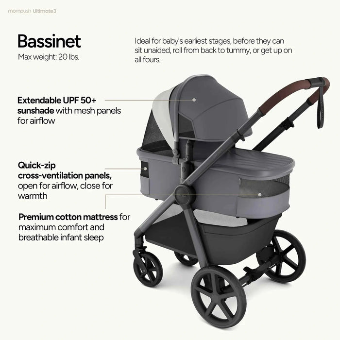Mompush Ultimate 3 Baby Strollers Mompush