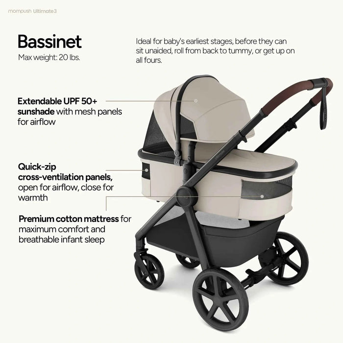 Mompush Ultimate 3 Baby Strollers Mompush
