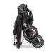 VALCO BABY SLIM TWIN S2 DOUBLE STROLLER - BLACK