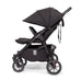 VALCO BABY SLIM TWIN S2 DOUBLE STROLLER - BLACK