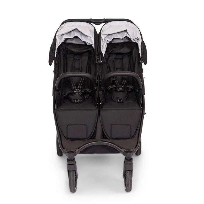 VALCO BABY SLIM TWIN S2 DOUBLE STROLLER - BLACK