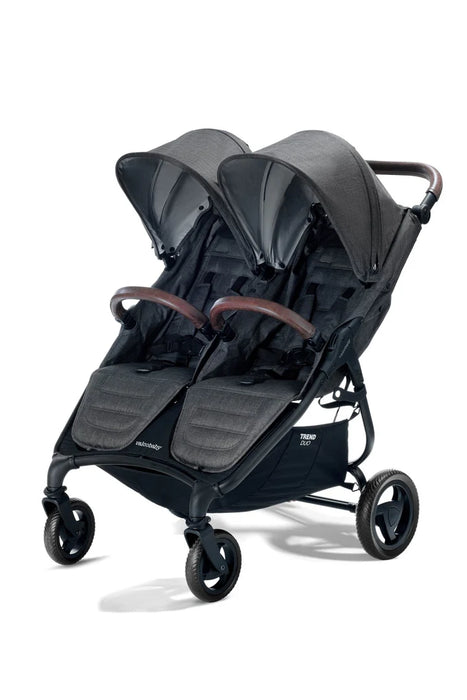 VALCO BABY SNAP DUO TREND DOUBLE STROLLER NEW! ONE SIZE CHARCOAL DOUBLE STROLLER VALCO BABY