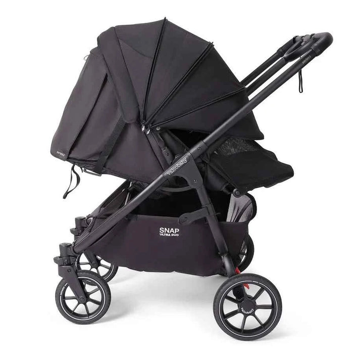 VALCO BABY ULTRA DUO S2 DOUBLE STROLLER - BLACK