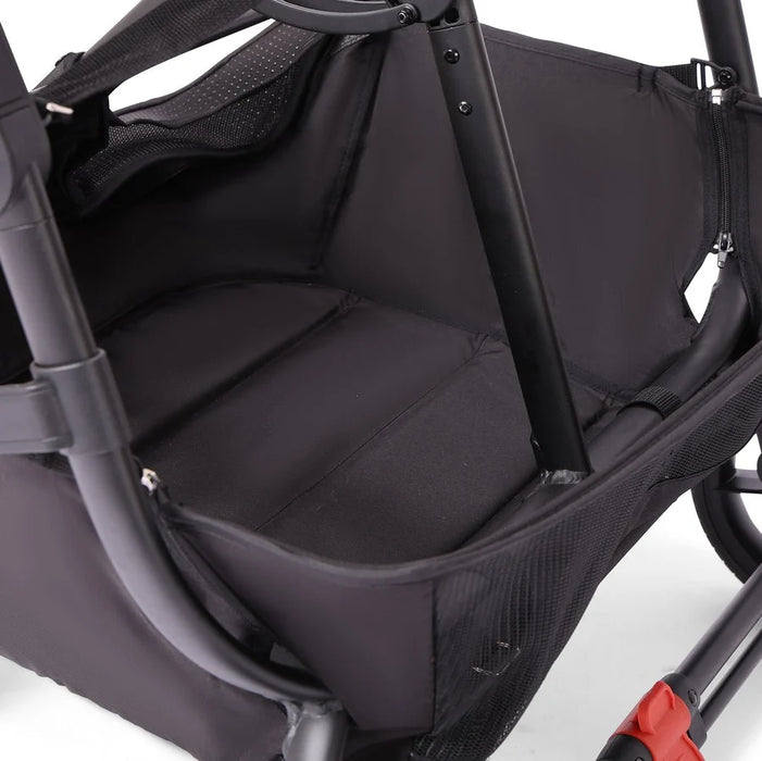 VALCO BABY ULTRA DUO S2 DOUBLE STROLLER - BLACK