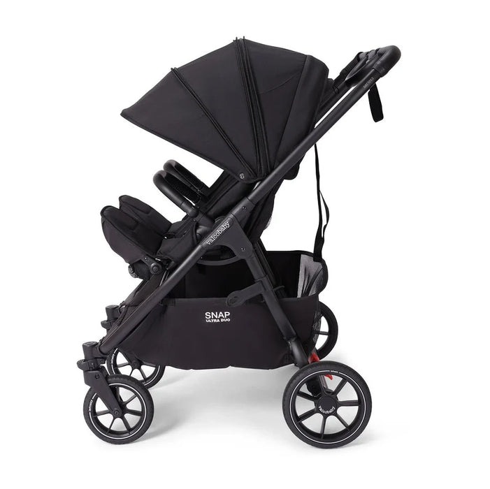 VALCO BABY ULTRA DUO S2 DOUBLE STROLLER - BLACK