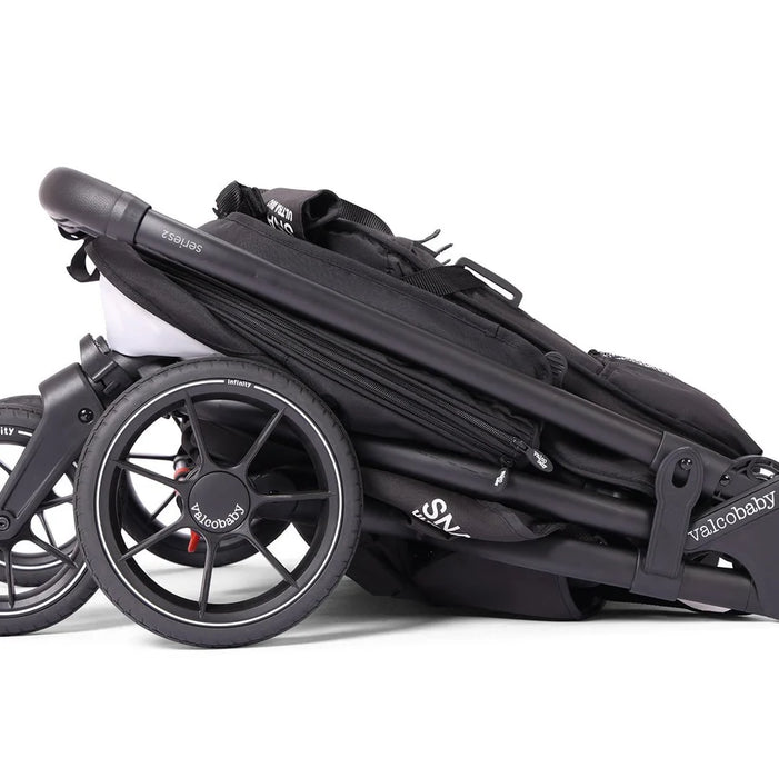 VALCO BABY ULTRA DUO S2 DOUBLE STROLLER - BLACK