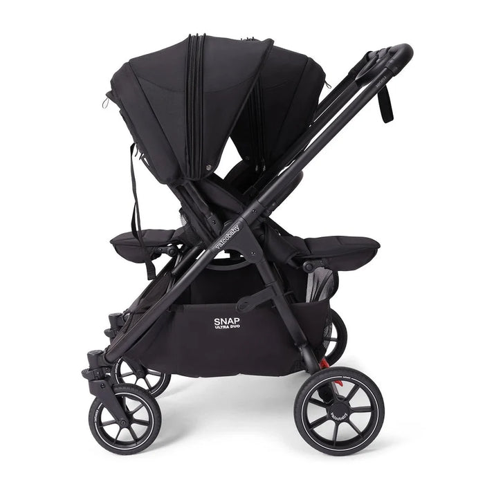 VALCO BABY ULTRA DUO S2 DOUBLE STROLLER - BLACK