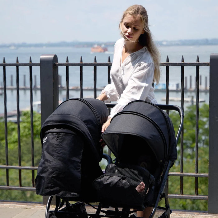 VALCO BABY ULTRA DUO S2 DOUBLE STROLLER - BLACK