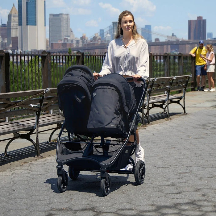 VALCO BABY ULTRA DUO S2 DOUBLE STROLLER - BLACK