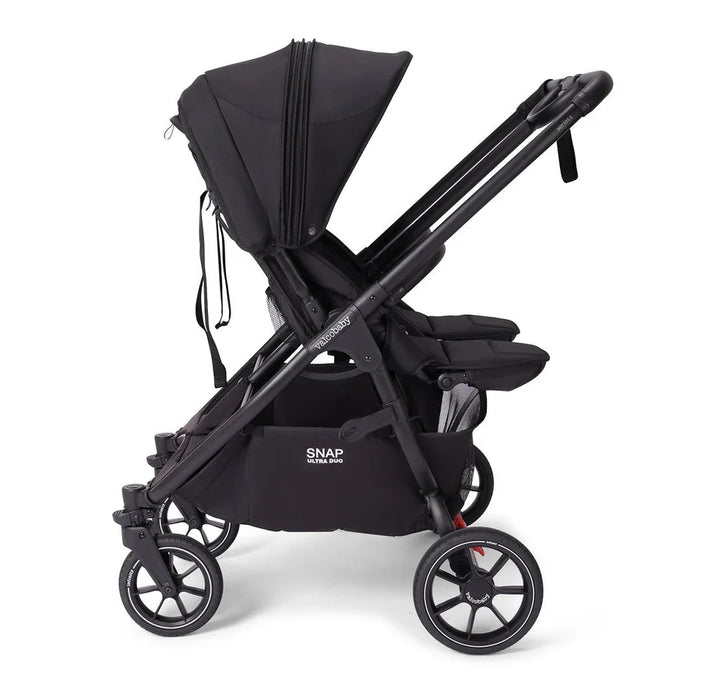 VALCO BABY ULTRA DUO S2 DOUBLE STROLLER - BLACK