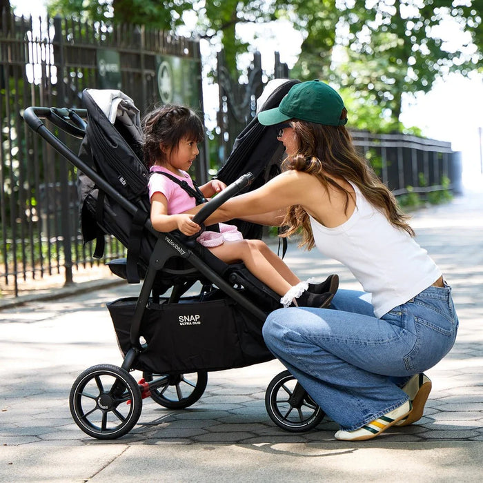 VALCO BABY ULTRA DUO S2 DOUBLE STROLLER - BLACK