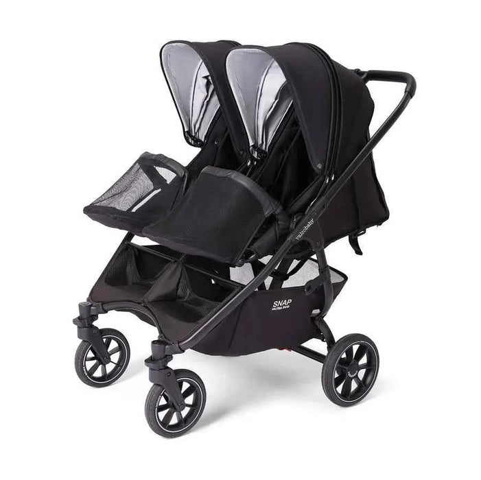 VALCO BABY ULTRA DUO S2 DOUBLE STROLLER - BLACK