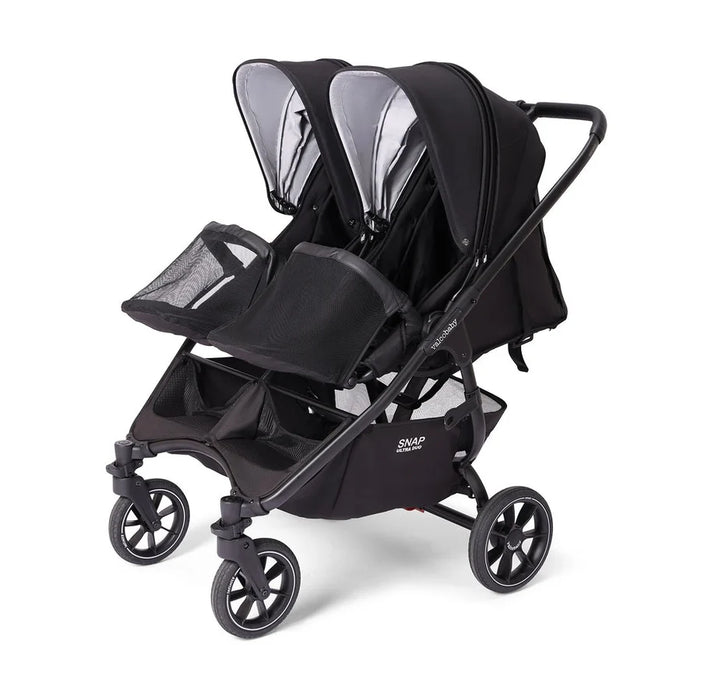 VALCO BABY ULTRA DUO S2 DOUBLE STROLLER - BLACK