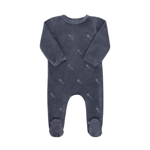 Embroidered Kite Footie & Hat Tricot Bebe
