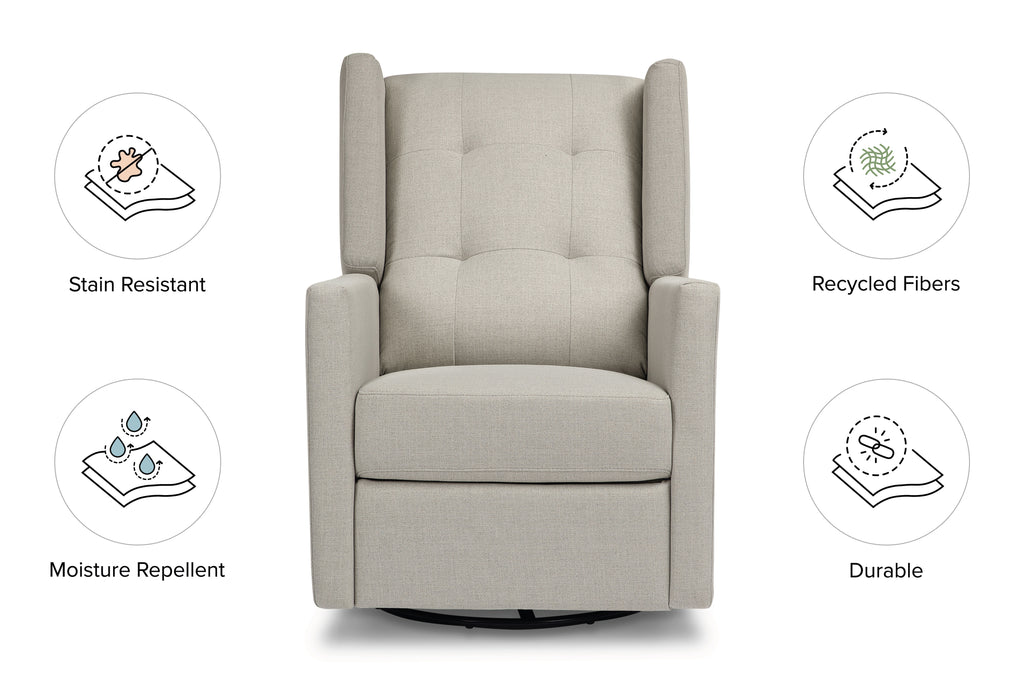 AUSTEN RECLINER&SWIVEL GLIDER GREY