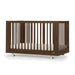 DADADA SPIRIT 8-IN-1 CONVERTIBLE CRIB WITH WHEELS . WALNUT CRIB DADADA