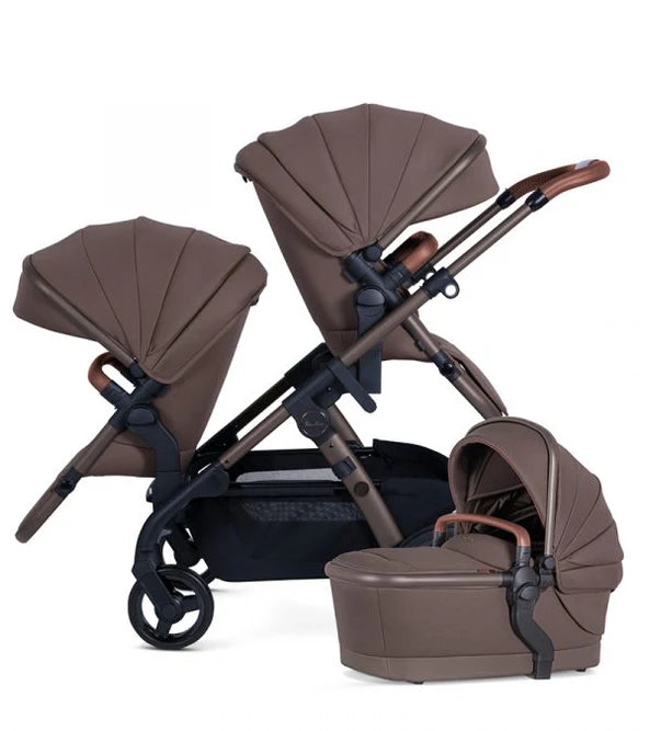 Silver Cross Wave 3 Single to Double Stroller Caramel