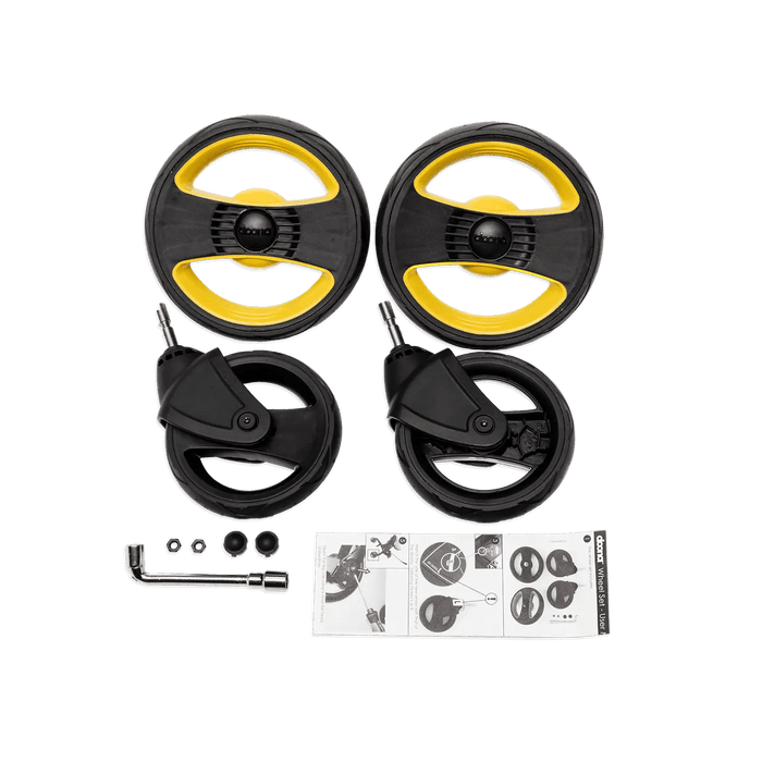 DOONA WHEEL SET IN BLACK PARTS DOONA