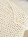 Chunky Knit Blanket in White Anzy Home