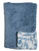 RITZ BABY FUZZY BLANKET MUSH DESIGN/SOLID . BLUE BLANKETS RITZ
