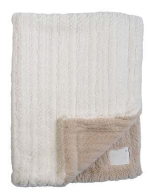 RITZ BABY FUZZY BLANKET MINI CABLES DESIGN BLANKETS RITZ
