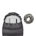 MAYLILY STROLLER BUNTING WINTER SLEEPING BAG - GRAPHITE BUNTING MAYLILY