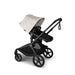 BUGABOO KANGAROO SEAT COMPLETE STROLLER . BLACK-MISTY WHITE FULL-SIZE STROLLER BUGABOO