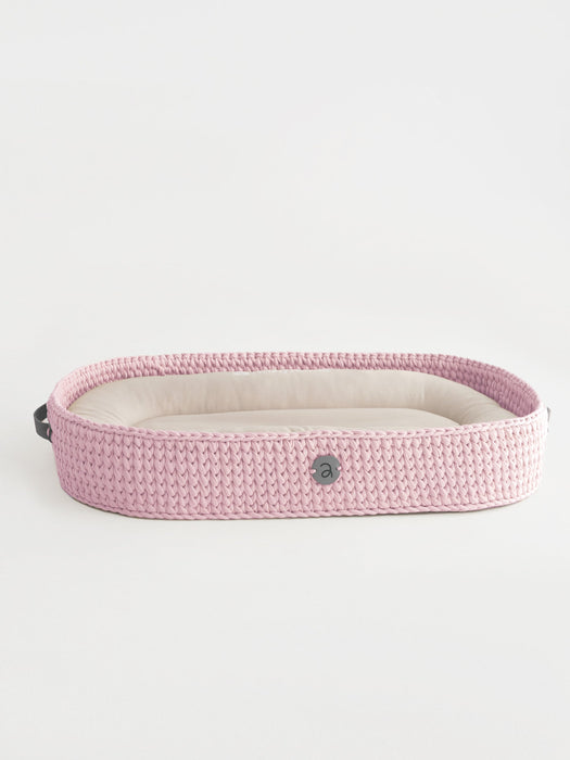 Baby Lounging and Changing Basket XL 3-in-1 Pink Changing Tables Anzy Home