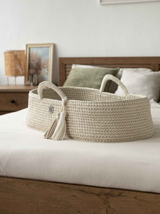 XL Moses Basket Ecru Bassinets & Cradles Anzy Home