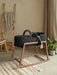 XL Moses Basket with Straight Hood Black Bassinets & Cradles Anzy Home