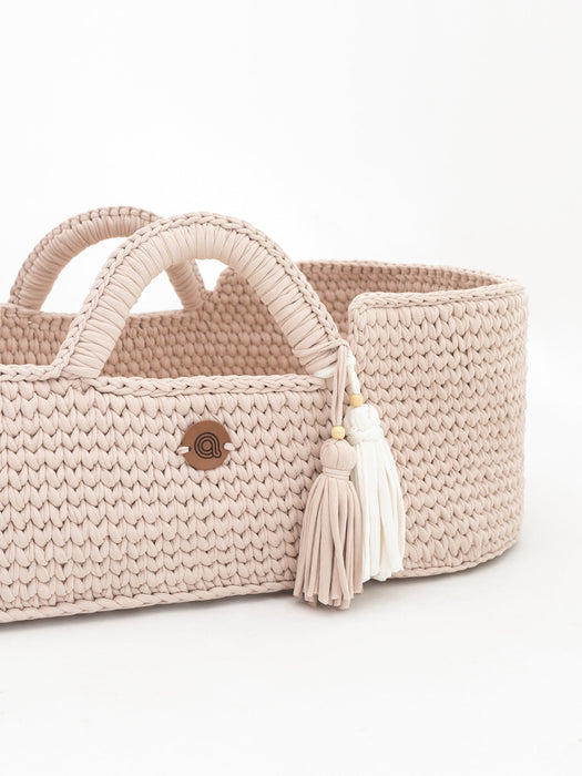 XL Moses Basket with Straight Hood Bassinets & Cradles Anzy Home