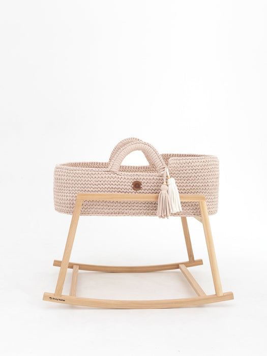 XL Moses Basket with Straight Hood Bassinets & Cradles Anzy Home