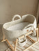 XL Moses Basket with Straight Hood Bassinets & Cradles Anzy Home