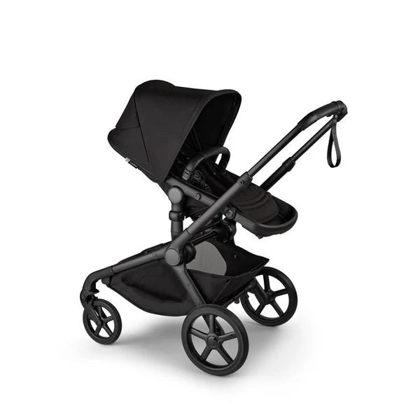 BUGABOO KANGAROO SEAT COMPLETE STROLLER . MIDNIGHT BLACK FULL-SIZE STROLLER BUGABOO