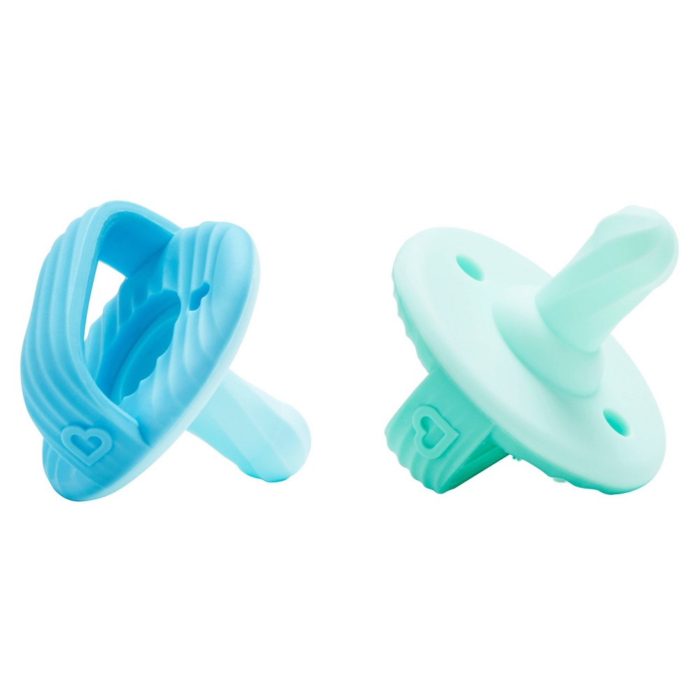 MUNCHKIN SILI-SOOTHE & TEETHE™ SILICONE PACIFIER & TEETHER, 2PK ...