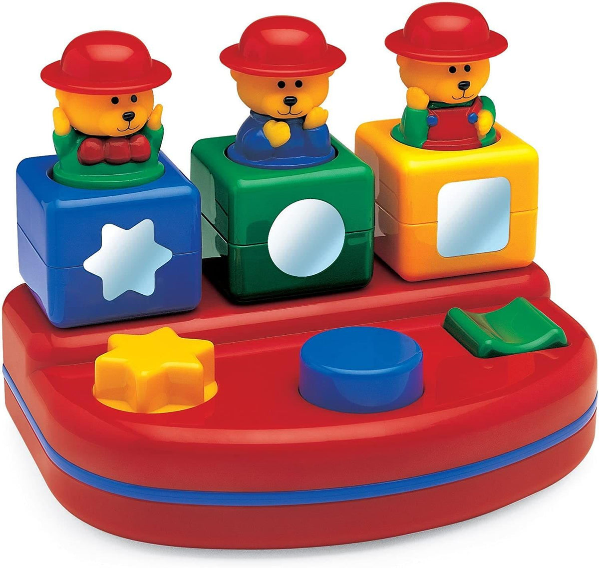 Juego De Osos Emergentes Tolo Teddies Con 3 Espejos De Seguridad, Agarres Con Formas Diferentes Y Asa De Transporte, A Partir De 12 Meses