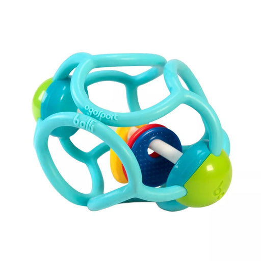 BLUE SILICONE RATTLE BALL