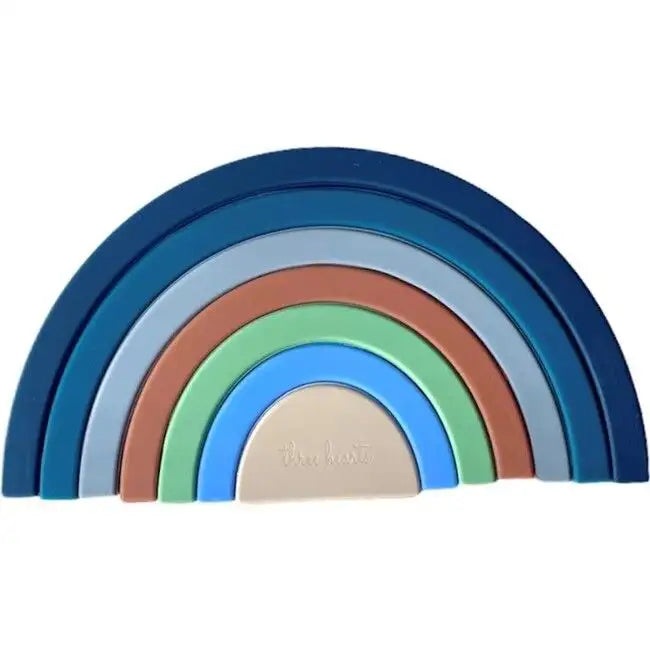 silicone rainbow stacker